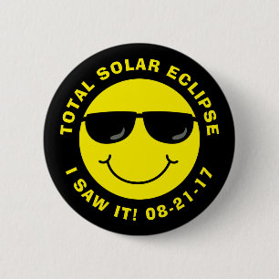 Sammanlagt sol- förmörkelsecoolaEmoji ansikte Knapp