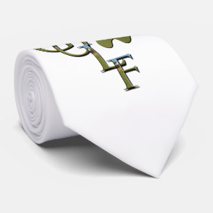 Sammanlänkad Golf-Logotyp och Golf-kurs. Slips
