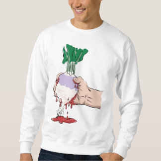 Sammanpressning av blod från en rova lång ärmad tröja