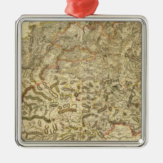 Sammansatt Aberdeen, Banff Julgransprydnad Metall (Framsidan)