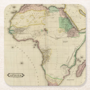 Sammansatt afrika underlägg papper kvadrat