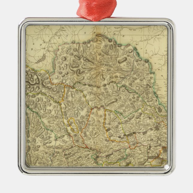 Sammansatt angusshire julgransprydnad metall (Framsidan)