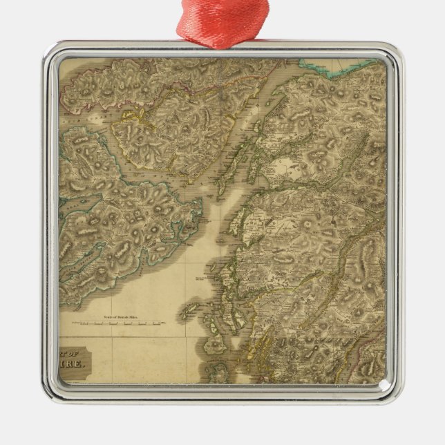 Sammansatt Argyllshire Julgransprydnad Metall (Framsidan)
