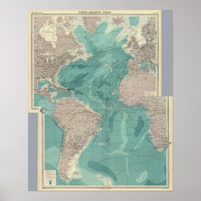 Sammansatt Atlanten Poster (Framsidan)