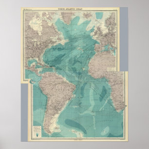 Sammansatt Atlantic Ocean Poster