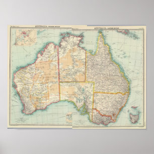 Sammansatt Australien Poster