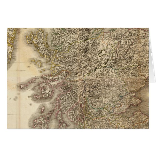 Sammansatt av Skottland Hälsningskort (Framsidan Horizontal)