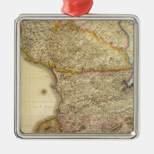 Sammansatt Ayrshire 2 Julgransprydnad Metall (Framsidan)