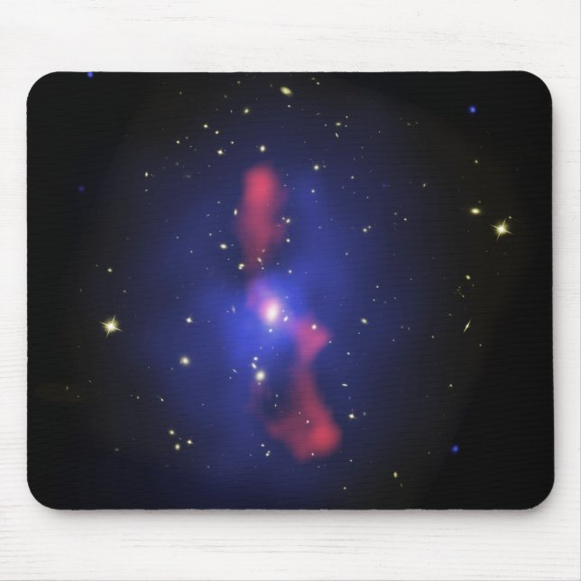 Sammansatt bild av ett galaxkluster musmatta (Framsidan)