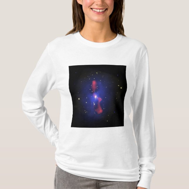 Sammansatt bild av ett galaxkluster t-shirt (Framsida)
