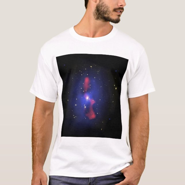 Sammansatt bild av ett galaxkluster t-shirt (Framsida)