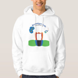 Sammansatt design för ljus eller mörk bakgrund hoodie