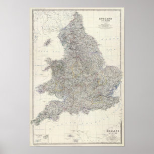Sammansatt England, Wales Poster