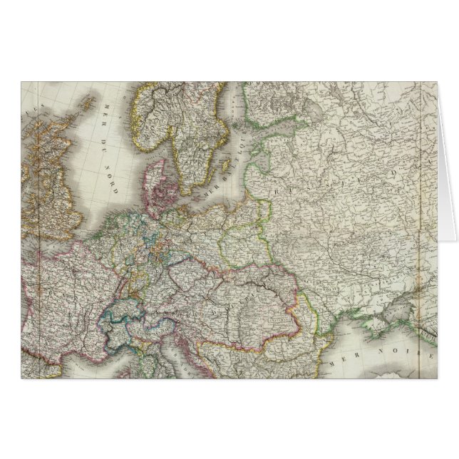 Sammansatt Europa Hälsningskort (Framsidan Horizontal)