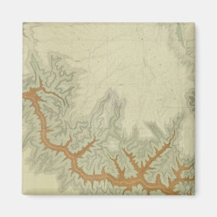 Sammansatt geologisk karta i Kaibab Plateau Magnet