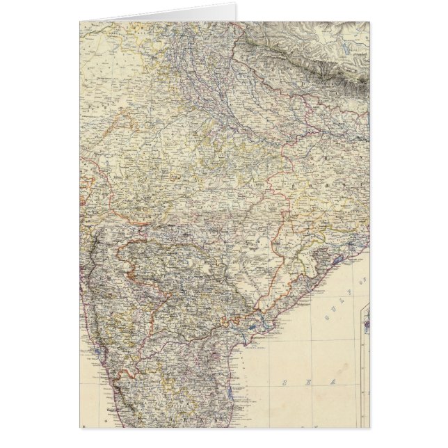 Sammansatt Indien 2 Hälsningskort (Framsidan)