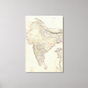 Sammansatt Indien Canvastryck