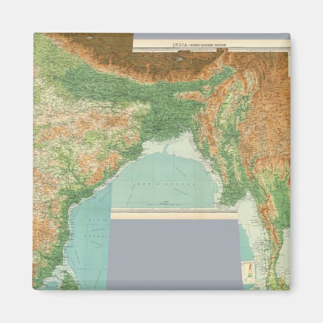 Sammansatt Indien Magnet (Framsidan)