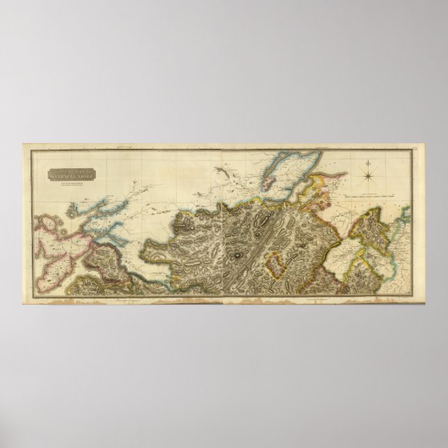 Sammansatt inverness-skiva poster (Framsidan)