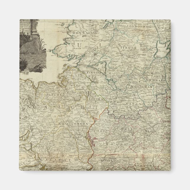 Sammansatt Irland Magnet (Framsidan)