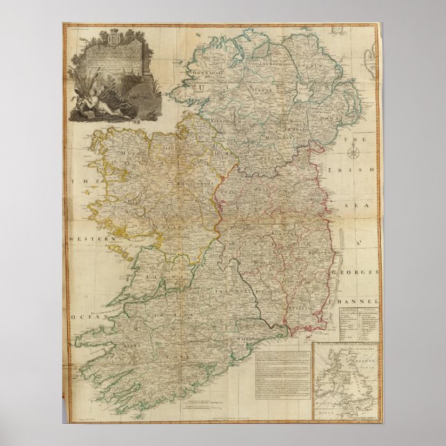 Sammansatt Irland Poster (Framsidan)