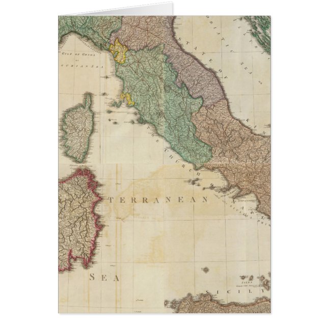 Sammansatt Italien 2 Hälsningskort (Framsidan)