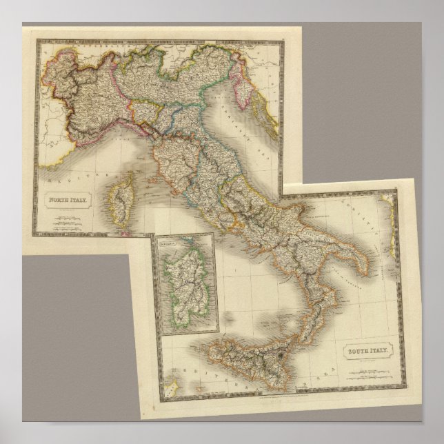 Sammansatt Italien 2 Poster (Framsidan)