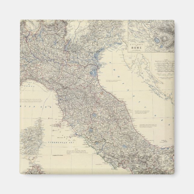 Sammansatt Italien 3 Magnet (Framsidan)