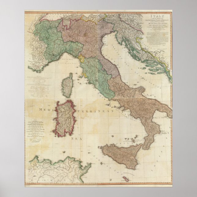 Sammansatt Italien Poster (Framsidan)