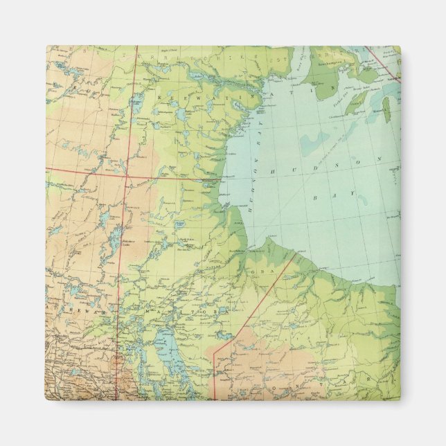 Sammansatt Kanada Magnet (Framsidan)