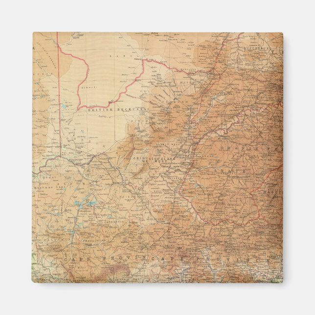 Sammansatt Kap-provinsen, Transvaal Magnet (Framsidan)