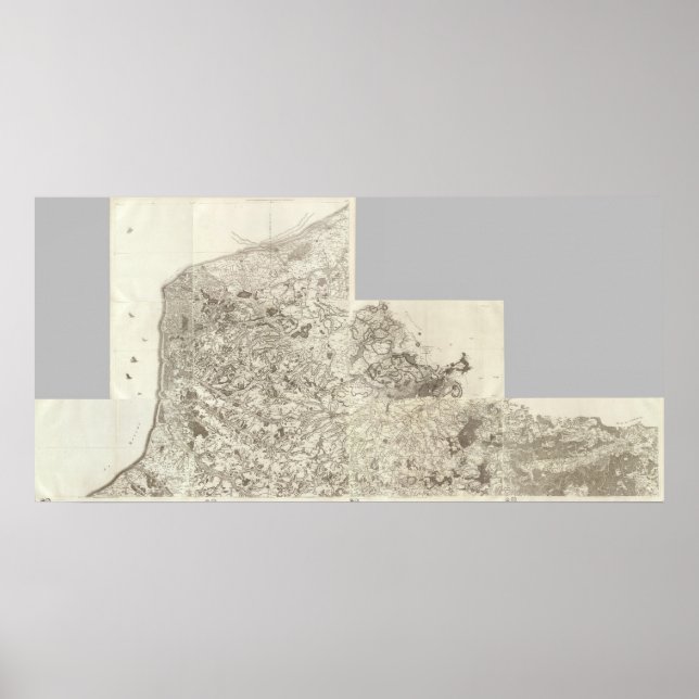 Sammansatt Karta av Frankrike 10 Poster (Framsidan)