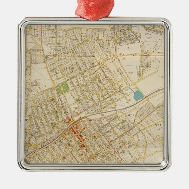 Sammansatt Mt Vernon Julgransprydnad Metall (Framsidan)