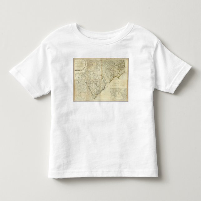 Sammansatt nord & South Carolina T Shirt (Framsida)