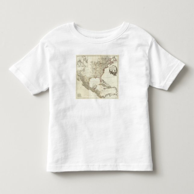Sammansatt Nordamerika 2 Tee Shirt (Framsida)