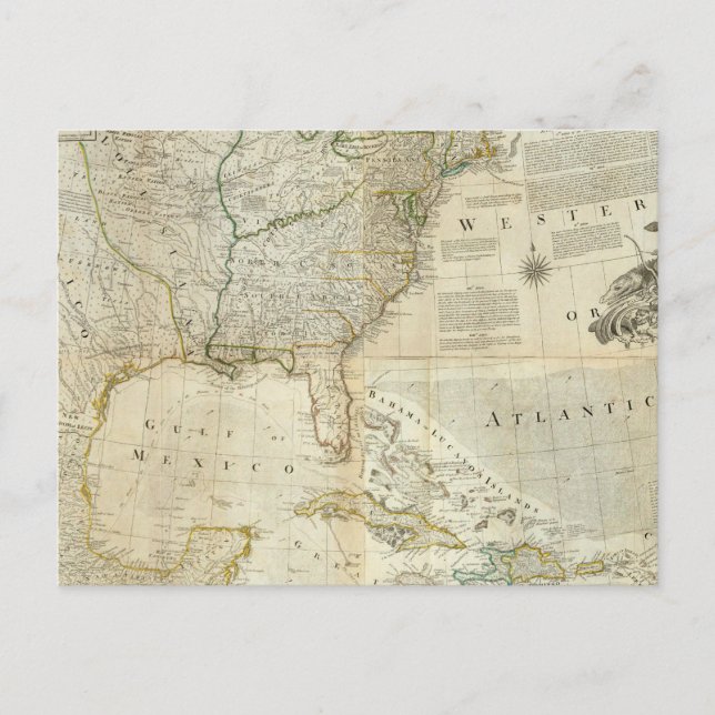 Sammansatt Nordamerika Vykort (Framsida)