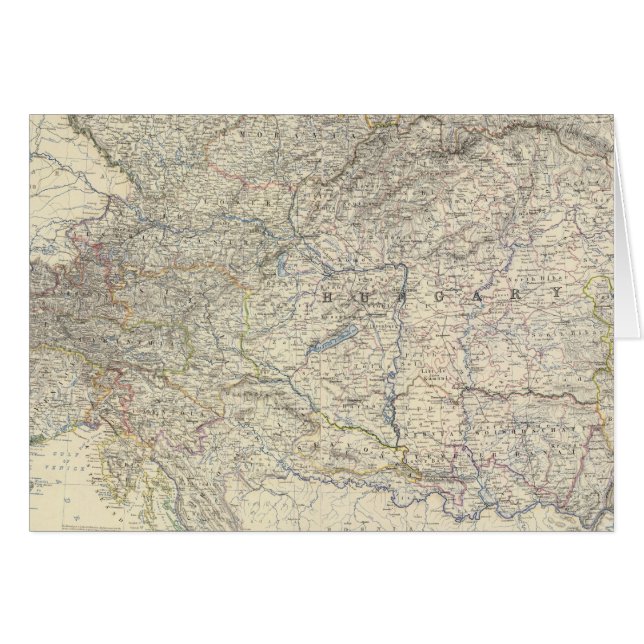 Sammansatt Österrike Hälsningskort (Framsidan Horizontal)