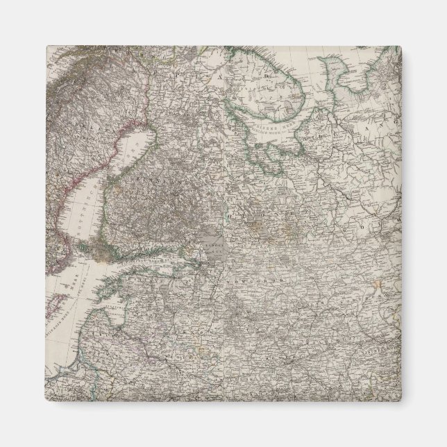 Sammansatt Östra Europa, Norge, Sverige Magnet (Framsidan)