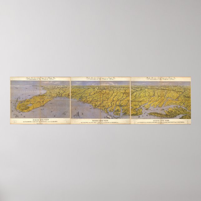 Sammansatt panorama från sätet Krig Poster (Framsidan)