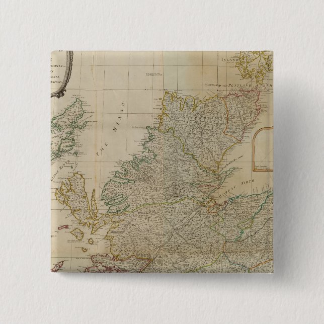 Sammansatt Skottland 2 Knapp (Framsida)