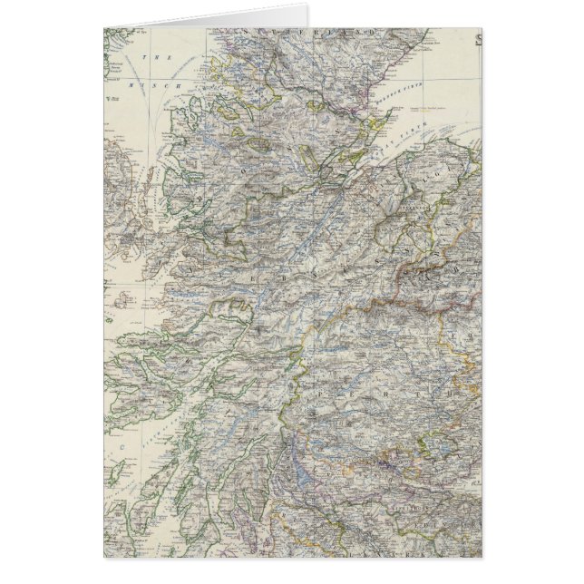 Sammansatt Skottland 3 Hälsningskort (Framsidan)