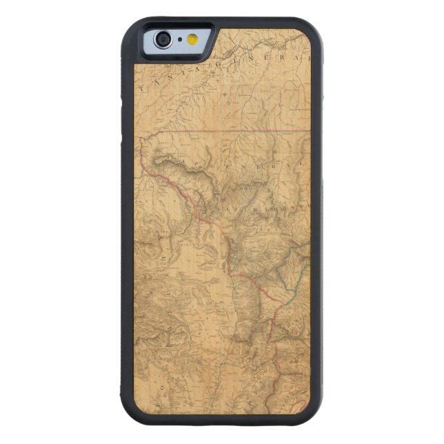 Sammansatt South America 4 Carved Wood iPhone Skal (Baksidan)