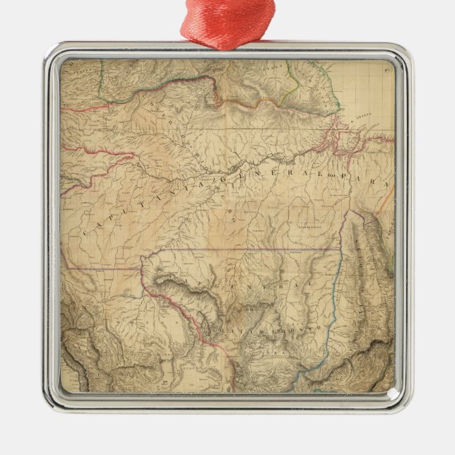 Sammansatt South America 4 Julgransprydnad Metall (Framsidan)