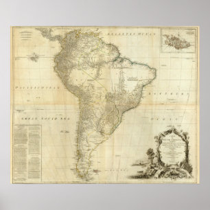 Sammansatt South America Poster