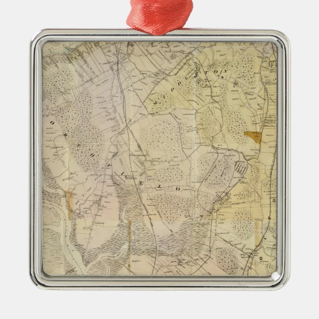 Sammansatt Staten Island Julgransprydnad Metall (Framsidan)