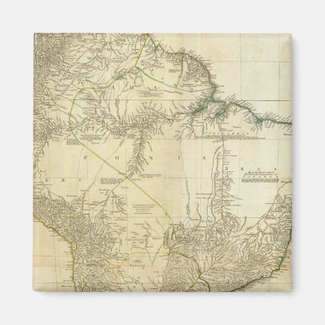 Sammansatt Sydamerika Magnet (Framsidan)