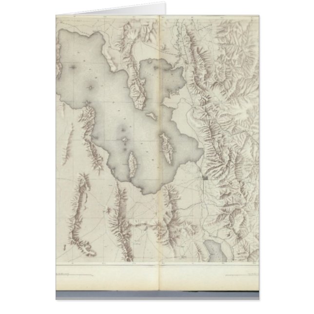 Sammansatt topografisk kartor IV Hälsningskort (Framsidan)