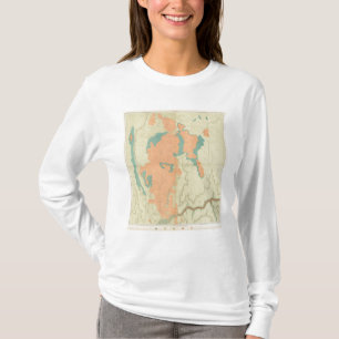 Sammansatt Uinkaret platånord och södra halva T-shirt