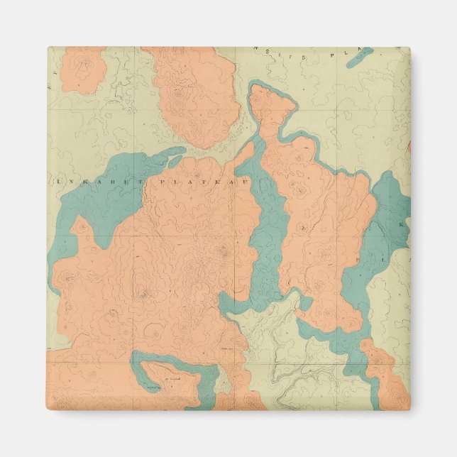Sammansatt Uinkaret Plateau North och South halv Magnet (Framsidan)