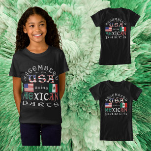Sammansatt USA med hjälp av mexikanska reservdelar T Shirt